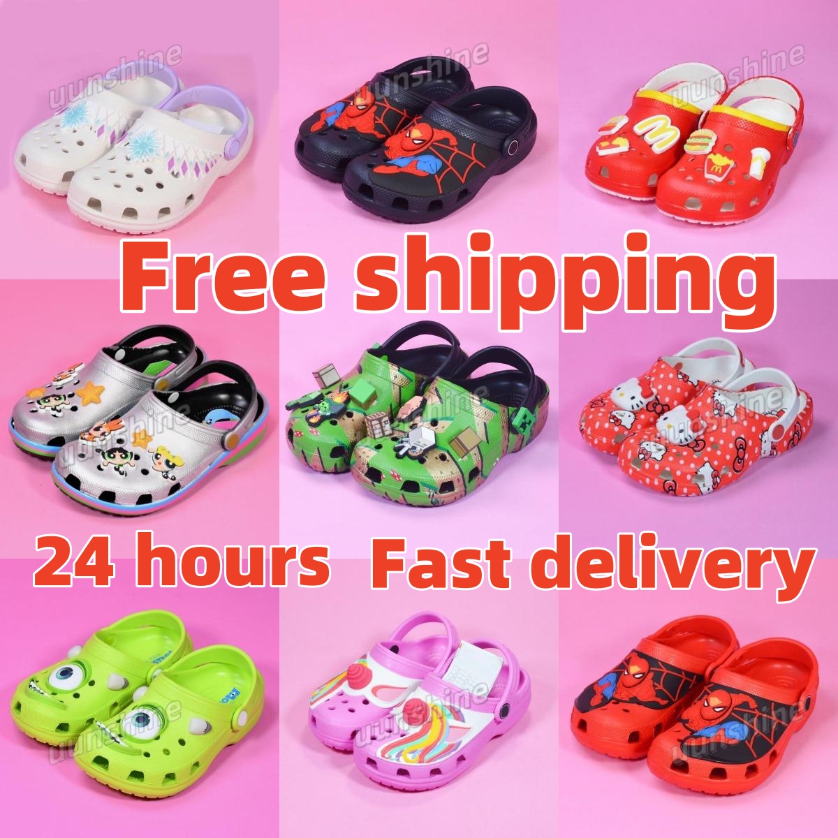 Free shipping kids Slippers Classic best discount designer sandals famous slides slippers beach waterproof shoes buckle outdoors sandal