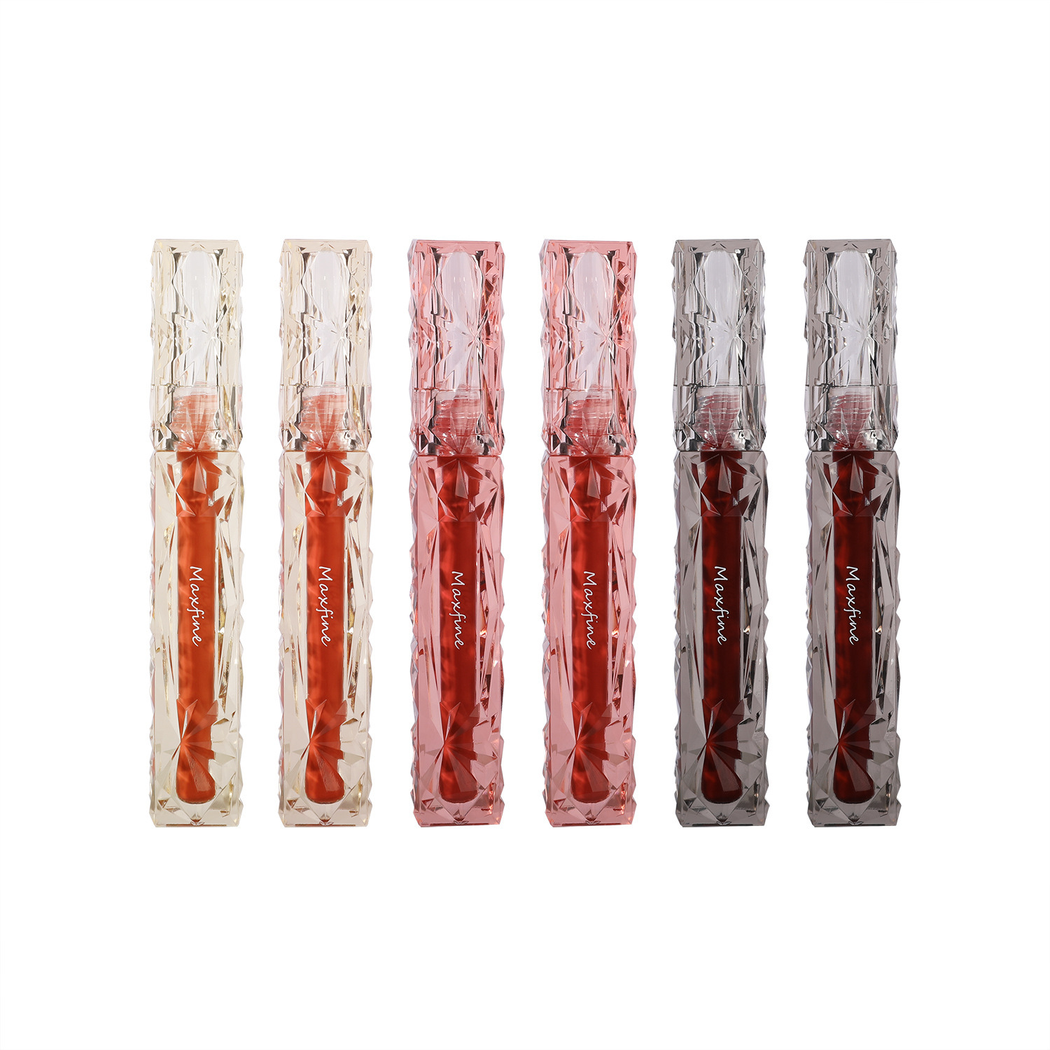 Maxfine Mirror Lipstick Natural Moisturizing Transparent Hydrating Lip Color Highlighting Water Glow Lipstick