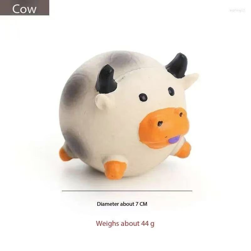 Squeaky Pet Dog Vocal Toy Durable Chew Toys Pigs Cows Chickens Tough Grinding Teeth Latex To Clean