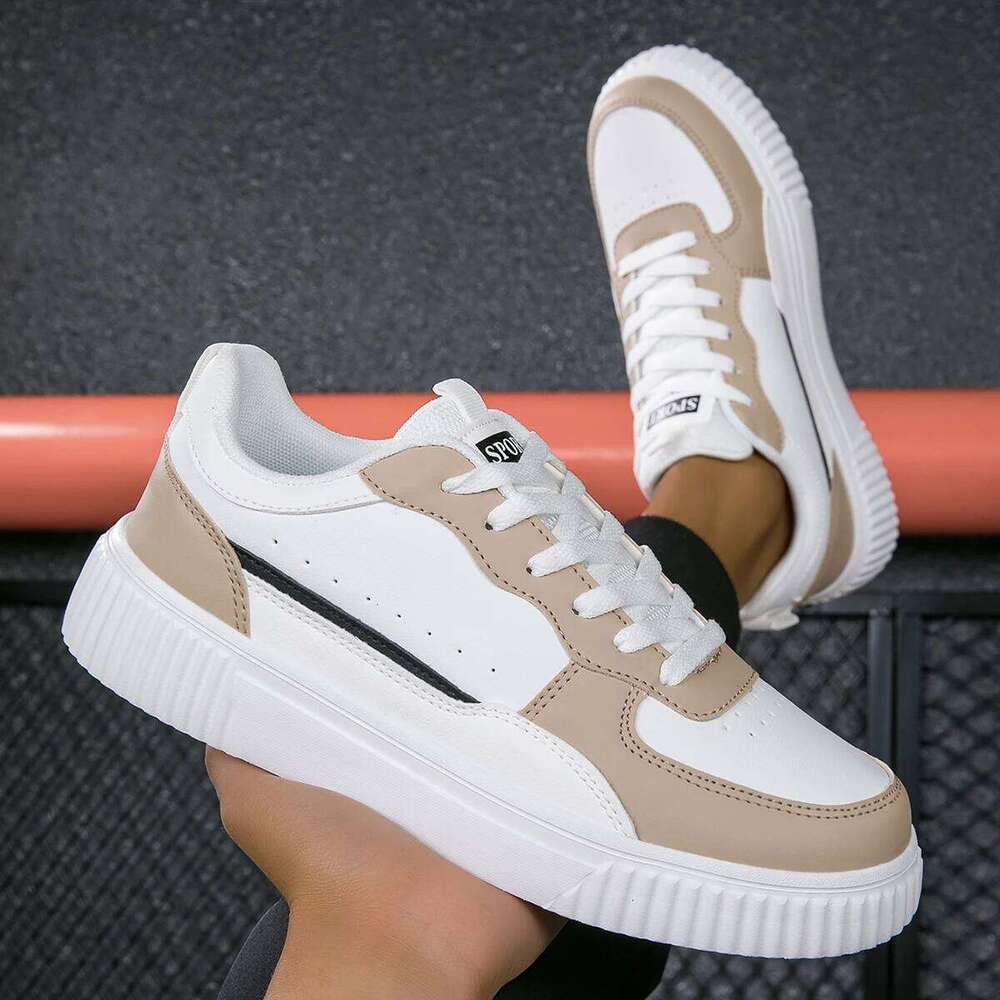 YRZL Women Casual Skateboard Shoe Man Lace Up Running Chunky Sneakers Non Slip Waterproof Lightweight Athletic Unisex Shoes