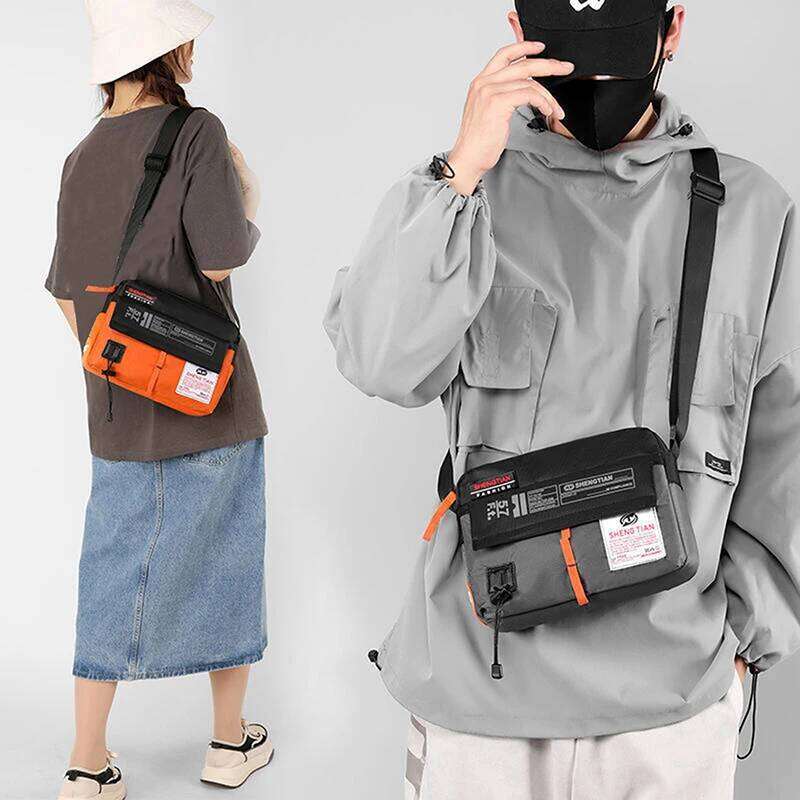 New Single Shoulder Outside The Casual Crossbody Fashion Hand Nylon Color Bag Trendy Mini Small Backpack