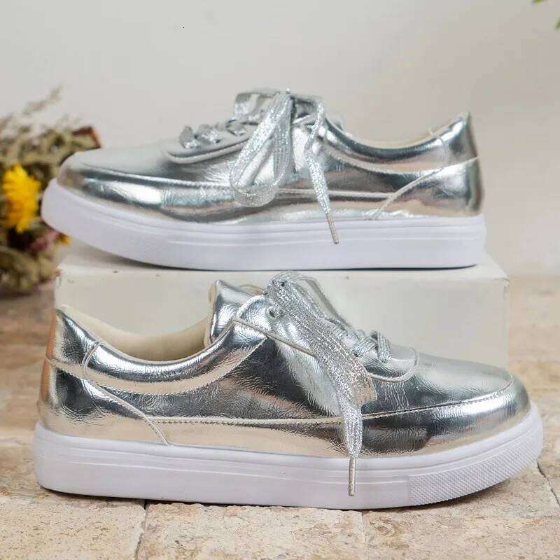 Fashion Casual Autumn New Sneakers Women Platform Outdoor Lace Up Vulcanize Shoes Zapatillas Mujer 2024