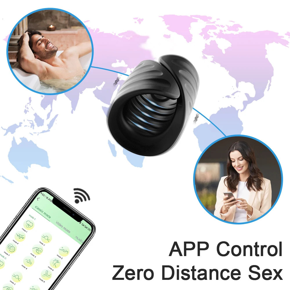 APP Control Penis Delay Trainer Automatic Male Masturbator Glans Stimulater Massager Men Vibrator Sex Toys for Men Adult Goods 250603
