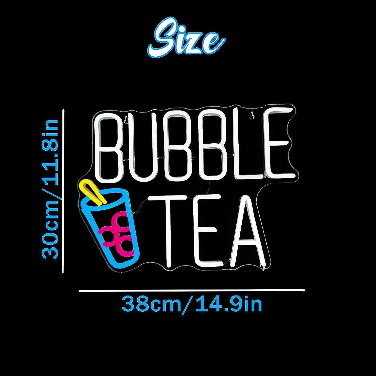 Bubble Tea Neon Signs for Wall Decor Milk Tea Neon Light LED for Shop Bedroom Gift for Kids Girls Boys Christmas Birthday Gifts XJ250602