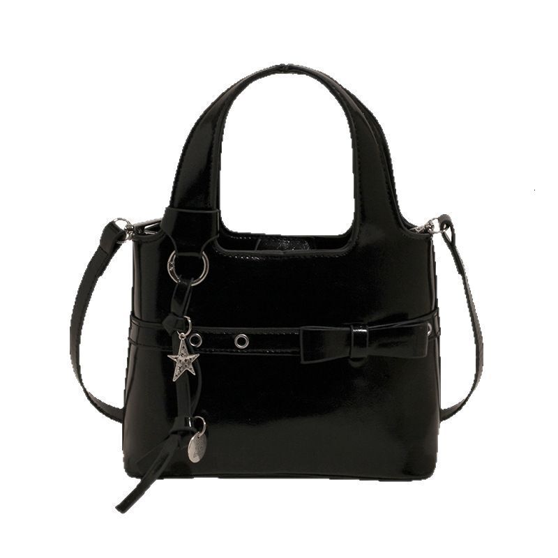 designer 2025 New Korean Style High-End Bowknot Handbag Fashionable Luxurious Versatile Commuter Shoulder Crossbody Bag