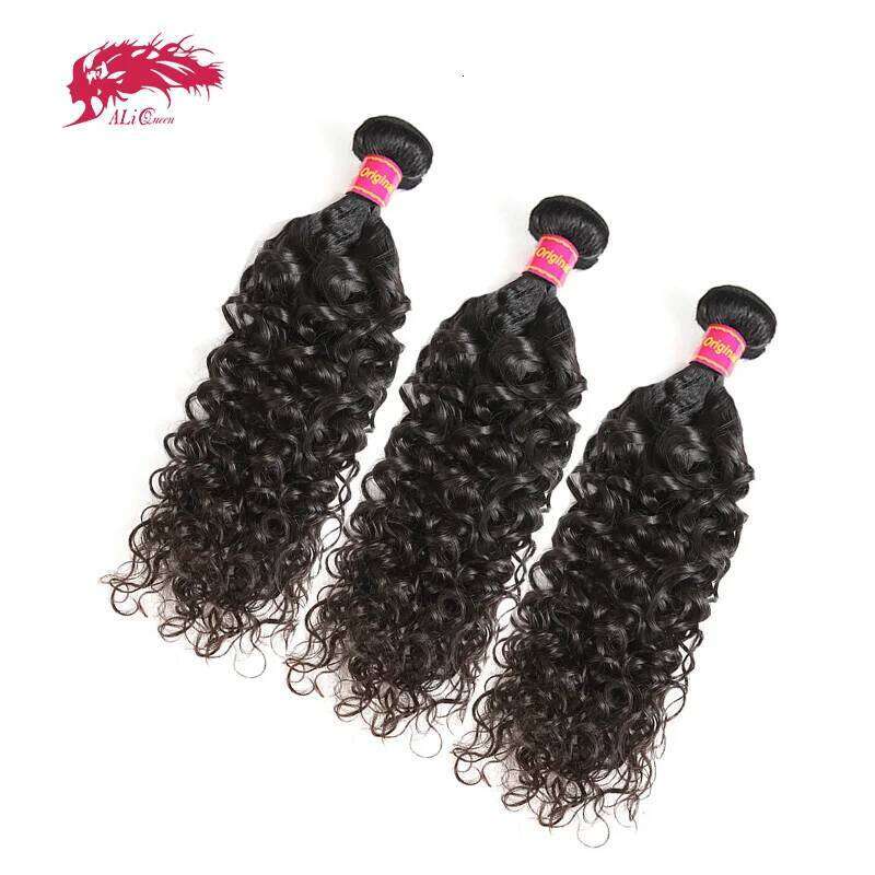 Ship from usa 3/4pcs Brazilian Raw Virgin Weave Bundles 8"~34" Natural Color Water Wave Unprocessed Human Hair Weaving