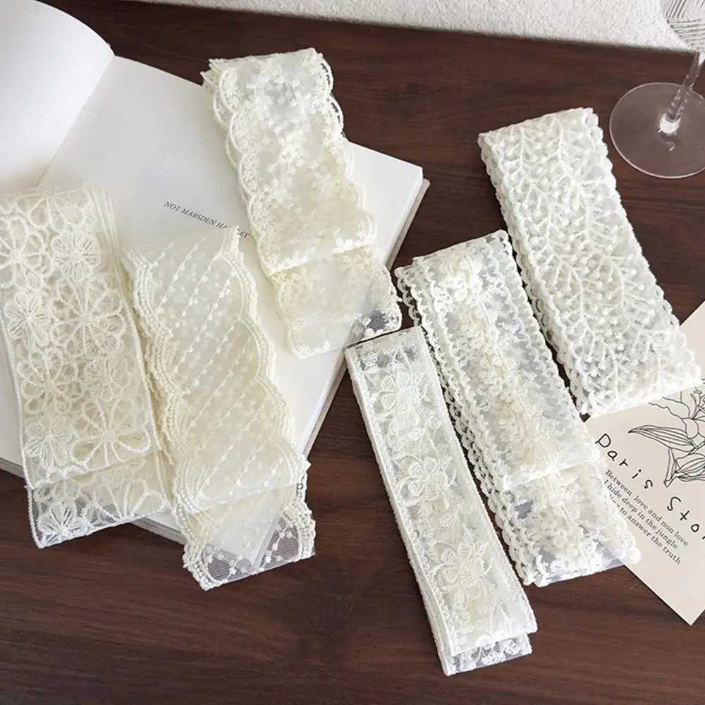 Women Lace Tassel Party Dress Scarf Decor Ribbon Lace Bow Hair Ropes Snood Headband Girls Neckerchief Long Thin Narrow Ribbons W250602