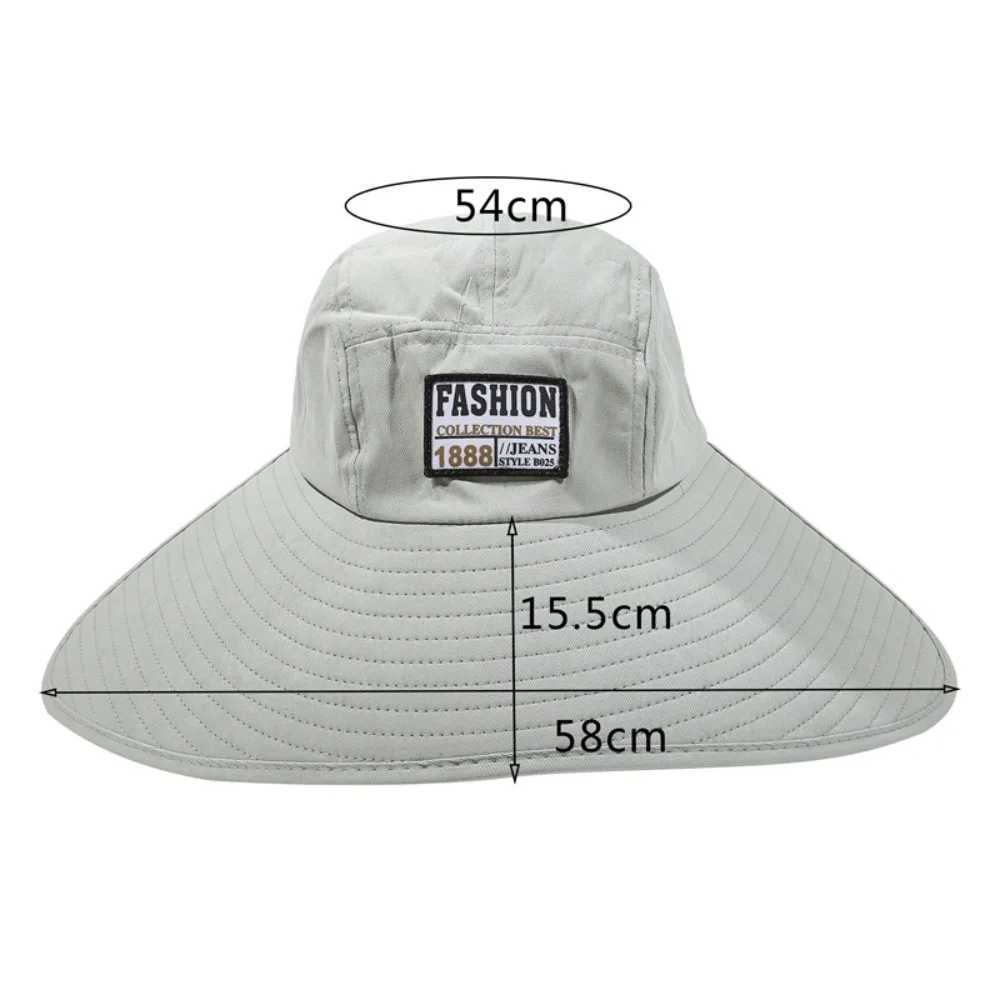 Visor Women Hat Fashionable UV Protection Big Brim Beach Sun Hat Breathable Bucket Hat for Outdoors W250602