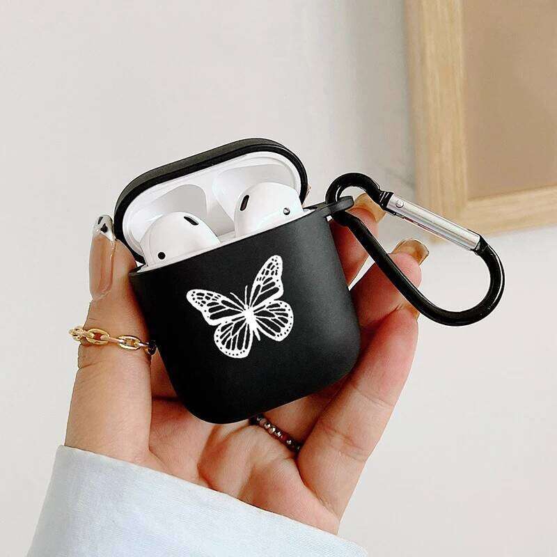 Black Flame for Apple Pro/2 Case Earphone Accessories Wireless Bluetooth Headset Silicone 4 3 2 1 Cover