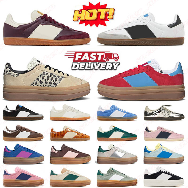 Leopard Print Sneakers 2025 Top Quality Designer Shoes Bold Low Vegan Maroon Earth Strata Gum Active Pink Blue Burst Men Women Dhgate Trainers Sports