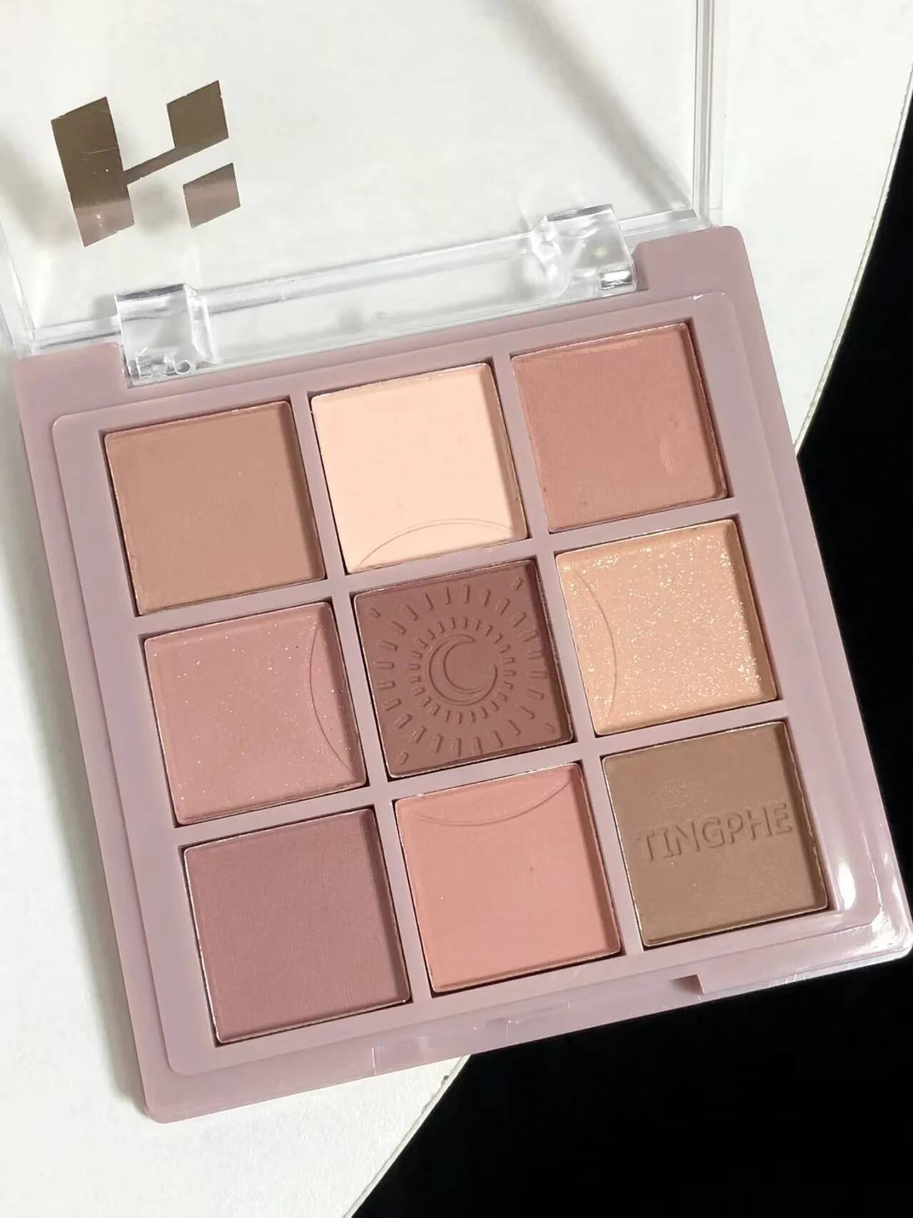 DIKALU Color Eyeshadow Tray Nine Palace Grid Matte Pearl Summer Milk Tea Purple Peach Pink Fresh Niche