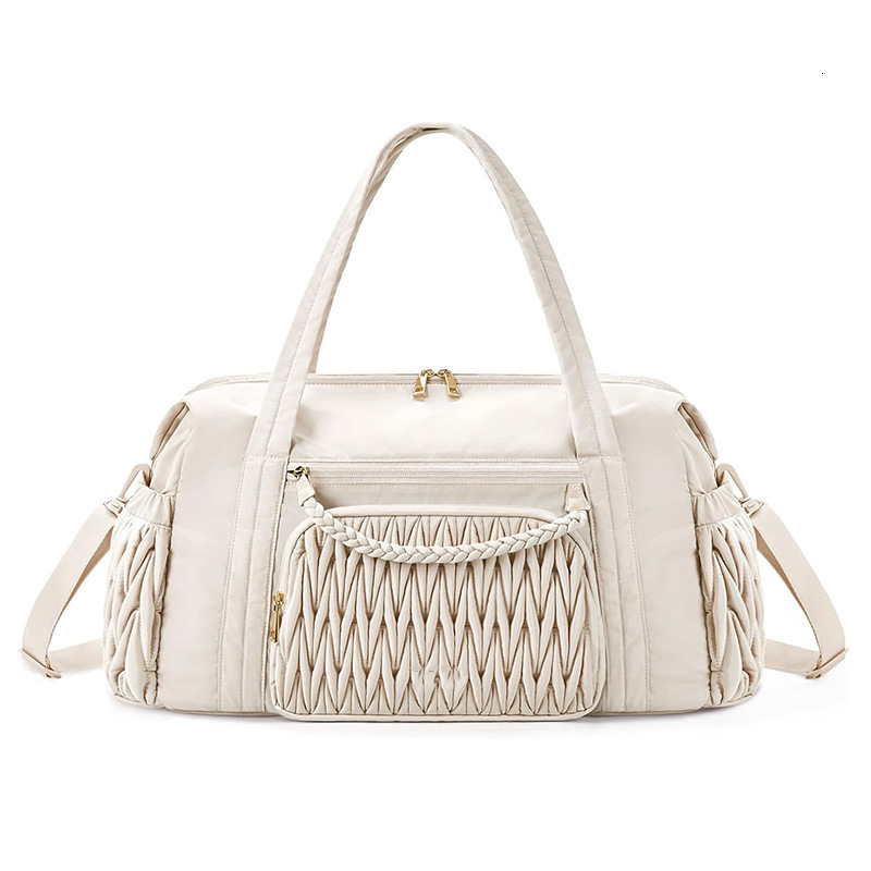 New Tote Women's Quilted Gym Travel Carry-on Duffel Bag