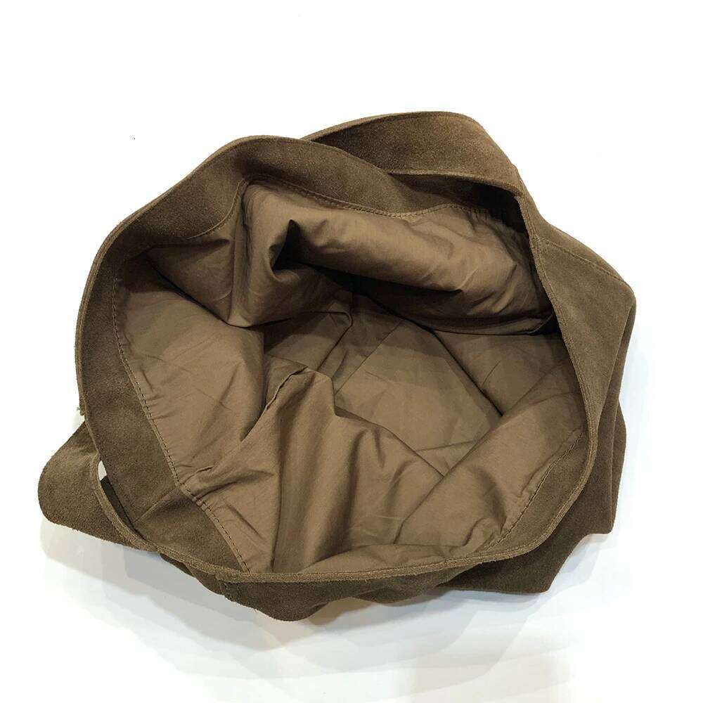 Level Matte Suede Leather Bags Cow Skin Bucket Tote High Quality Women's Handbag Winter Autumn Female Shoulder Bag