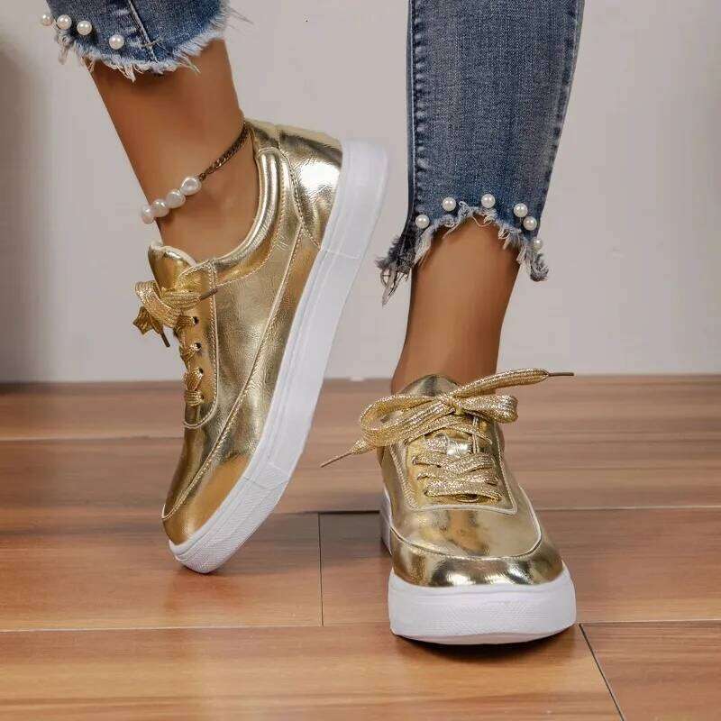 Fashion Casual Autumn New Sneakers Women Platform Outdoor Lace Up Vulcanize Shoes Zapatillas Mujer 2024
