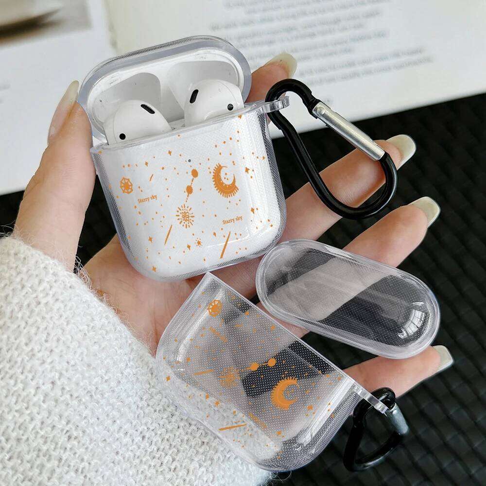 Spider-Web Design Headphone Pro2 TPU Soft Cover For 1 2 3 4 Pro With Red Scratch Detail Protective Case