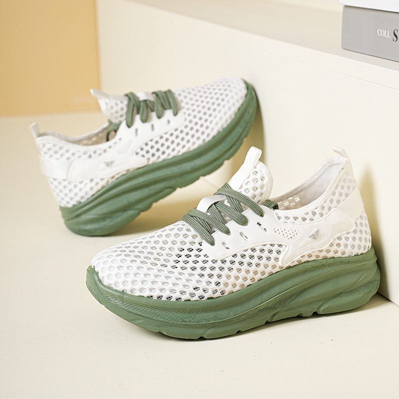New Women Casual Shoes S Breathable Lightweight Sports Mesh Ultra Light Wear Resistant Shock Absorbing Running Shoes Ddmysaturn