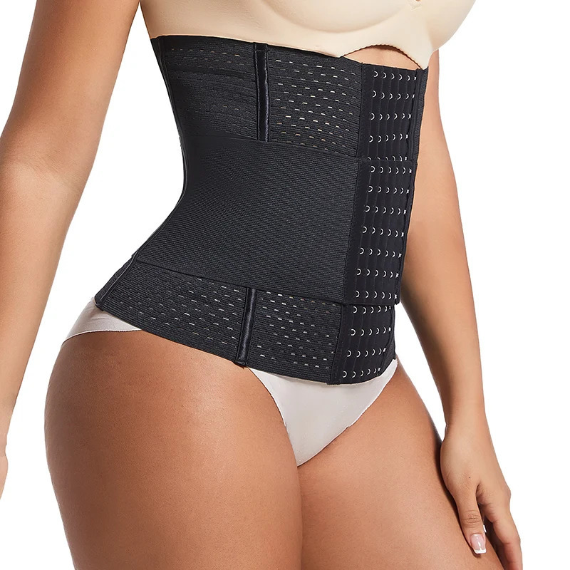 Waist Trainer Body Shaper Corset Shapewear Women 6-Row Hook and Eye Closure Double Tummy Control Belt Belly Waist Cinhcer 250528