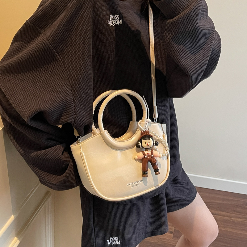 designer Trendy Casual Simple Handheld Bucket Bag for Women 2025 New Fashion Versatile Stylish High-end Shoulder Crossbody Bag