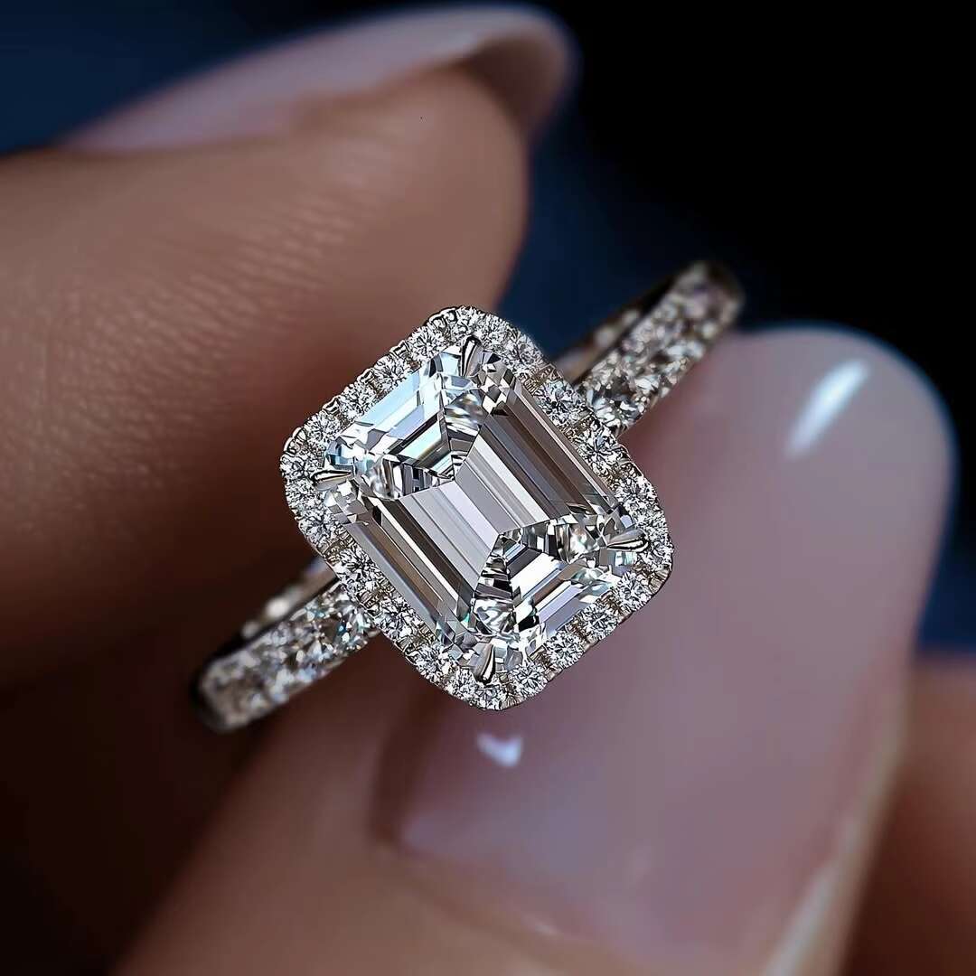 Luxury Fine Jewelry Womens Solid White Gold Wedding Ring IGI Lab Grown Diamond Engagement Ring Diamond Rings