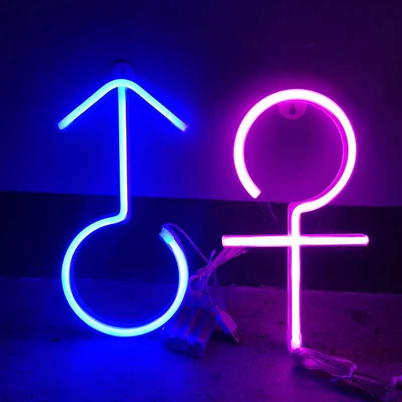Boy girl LED Neon Sign USB/Battery Powered LED Light for Bedroom Room Decoration Gift Night Light Decoration Holiday Decor XJ250602