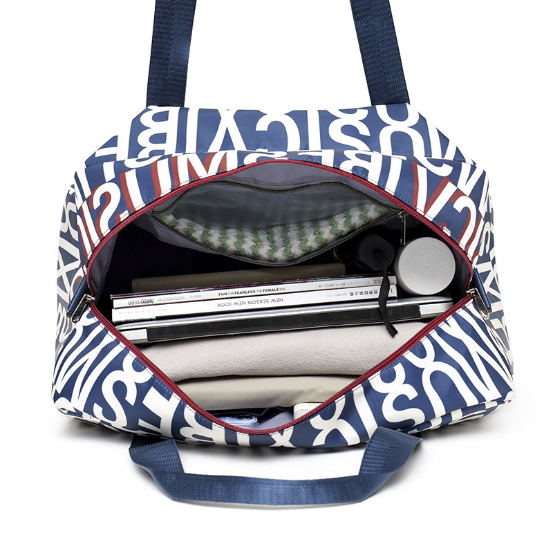 New Tie-Dye Print Gym Large Capacity Dry Wet Separation Sports Training Yoga Short Trip Travel Tote Bag