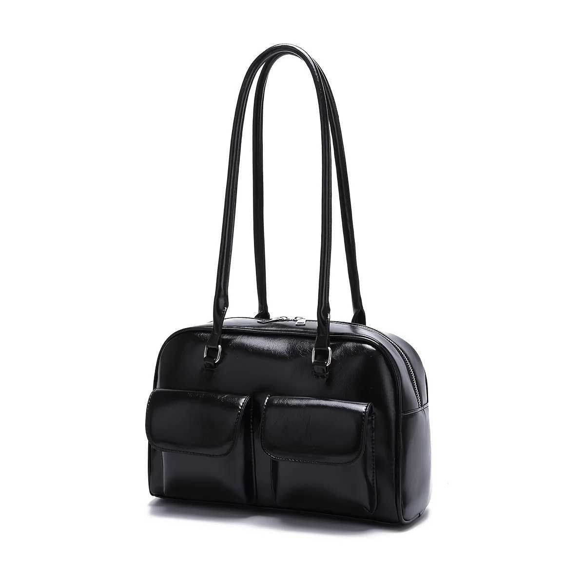 Fashion Armpit Bag High-Value Versatile Handbag Niche Design Women Tote Shoulder Bag Retro Pu Leather Purses and Handbags Y250603