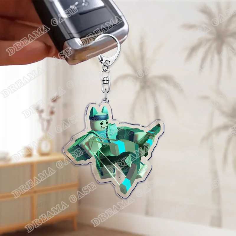 Trending Game Cartoon Phighting Chibis Keychains for Accessories Bag Keyrings Jewelry Fans Friends Gifts XJ250602