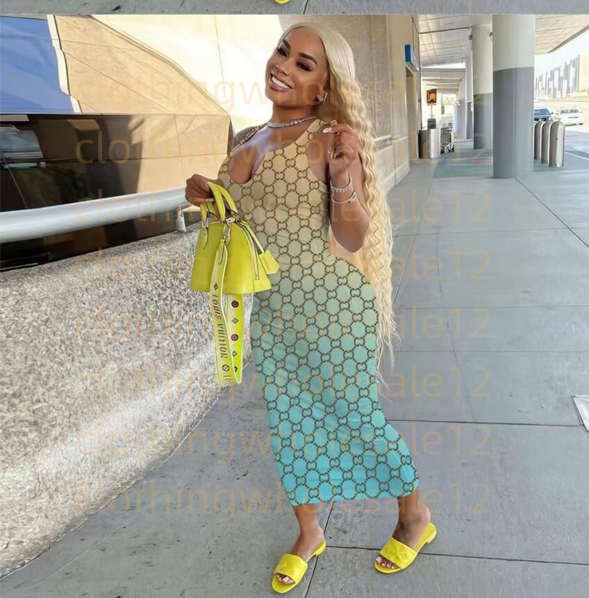 Womens designer clothing tank top Women summer dresses for woman V neck sexy sleeveless luxury female loose party beach dresses designer dresses