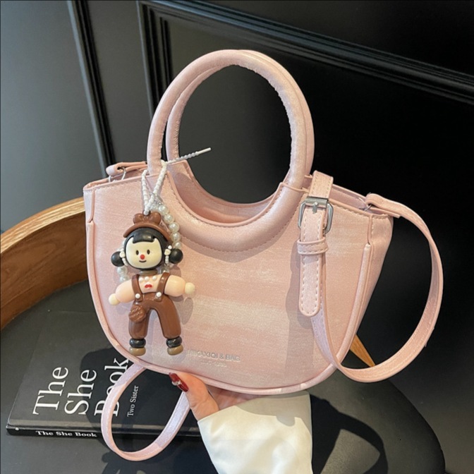 designer Trendy Casual Simple Handheld Bucket Bag for Women 2025 New Fashion Versatile Stylish High-end Shoulder Crossbody Bag