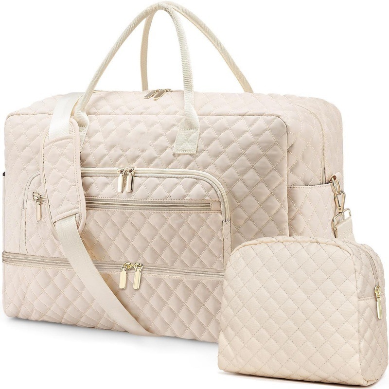 Short Trip for Women, Large Capacity Handheld Shoulder Bag, Crossbody Carry-on, Weekend Travel Duffel Bag