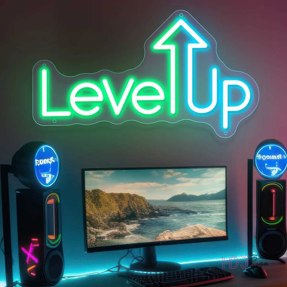 Gaming Neon LED Sign Bedroom Wall Decoration Game Room Neon Lights Sign USB Party Bar Club Gamer Room Decoration Neon Night Lights XJ250602
