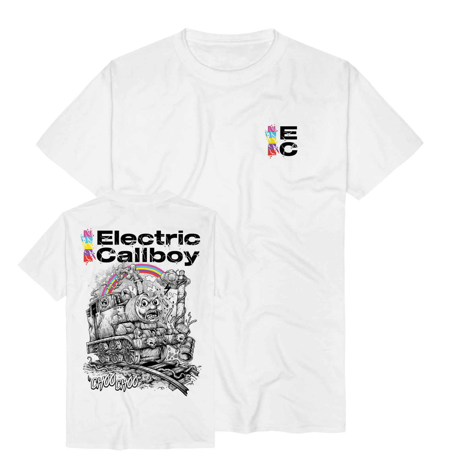 Regular Shirt Electric Callboy Helmet Fashion Print Top Tshirt Summer Light and Thin Mens Womens Tops Short Sleeves 250603