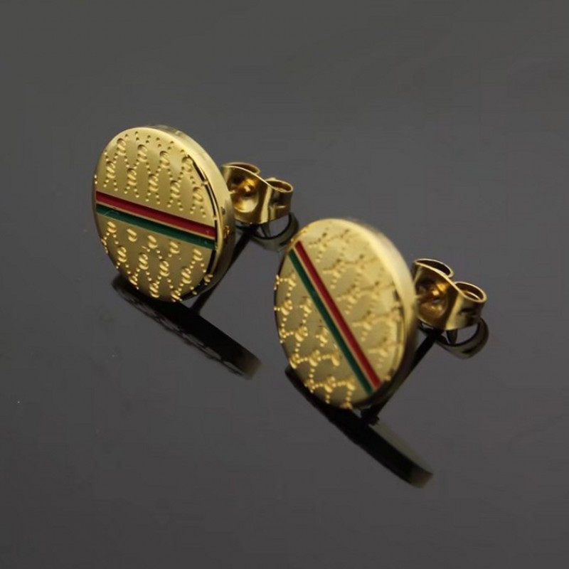 As Original Designer Studs Earrings Gold Plated Luxury Earrings Stainless Steel Fashion Earrings For Men Women