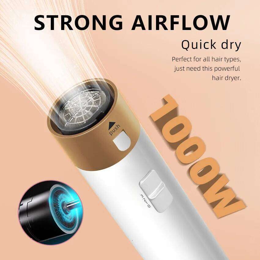 5 In 1 Dryer Hot Air Comb Professional Hair Straightener Curling Iron Styling Tool For Salon And Home Use