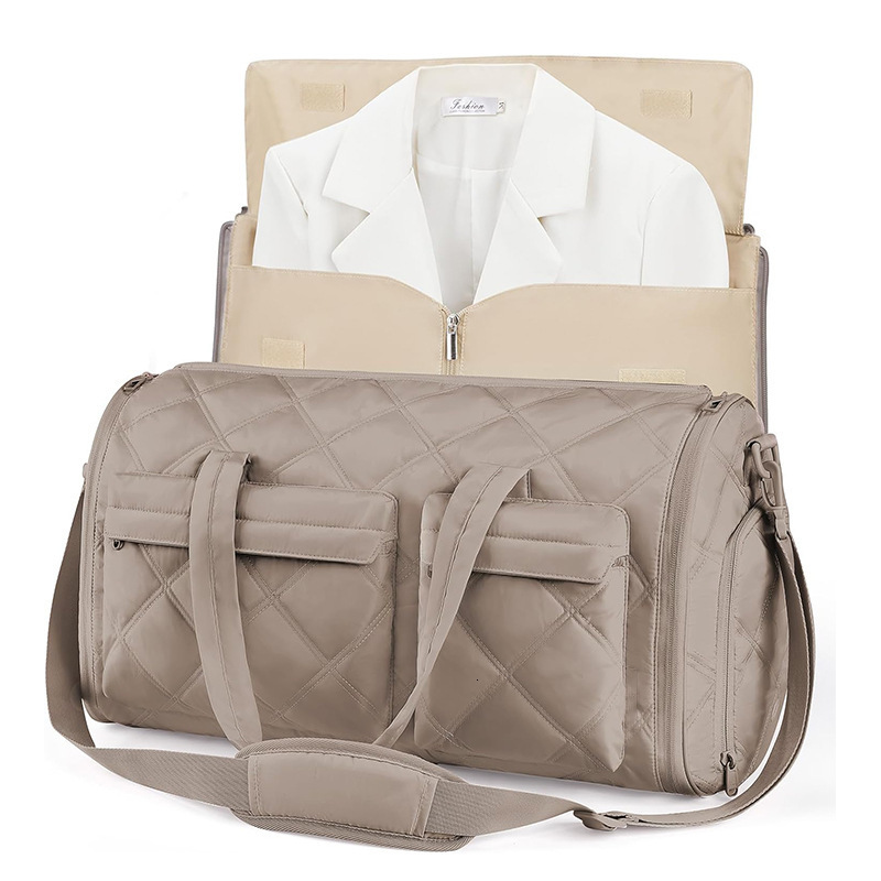 New Convertible Clothing Suit Carry-on Travel Duffel Bag with Shoe Compartment
