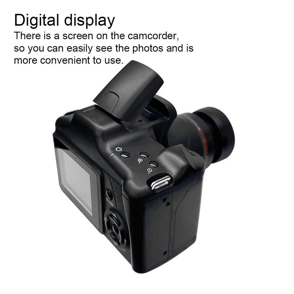Professional Beginner Photography Camera SLR Digital Camcorder Portable Handheld 16X Digital Zoom 16MP HD Output Selfie CameraXJ250603