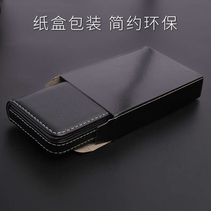 Large Capacity Case Faux Leather Business Bank Credit Card Holder Wallet Handbag Company Enterprise