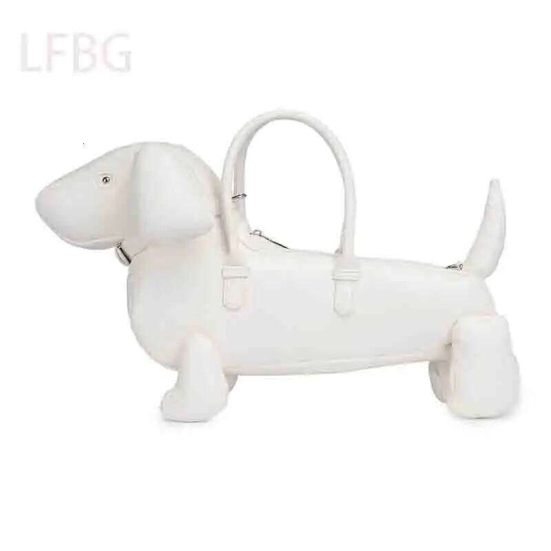 2025 Y2k Black PU Leather Dog Shaped Purse Handbag Tote Evening Party Bolsas Bags For Women