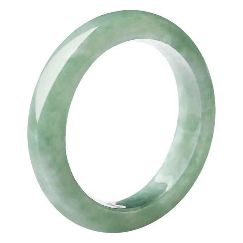Inner Diameter 14mm-22mm Natural Emerald A-goods Ring For Men Women Couple Pair Circle Jade Hand Jewelry Wholesale Drop 250528