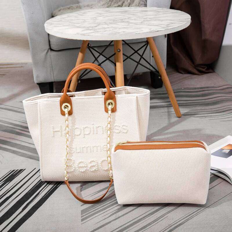 Designer Brand Purses And Handbags Canvas Tote Large Capacity Shopper Top Purse Beach Bag Shoulder Bags