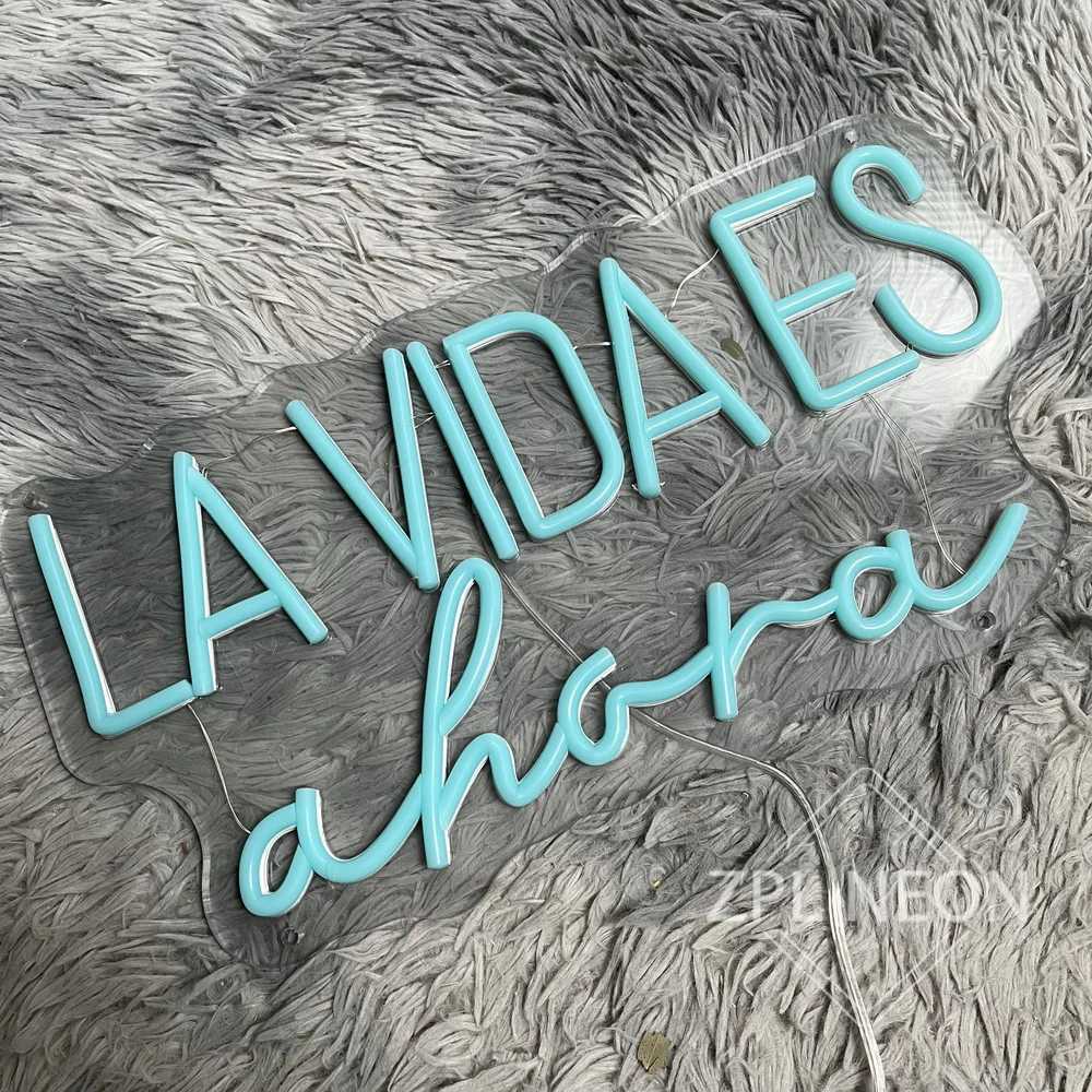 Custom Neon Signs LIFE IS NOW Neon Light Signs Wedding Decor Party Bedroom Room Decor Wall Hanging Neon LED Signs USB XJ250602