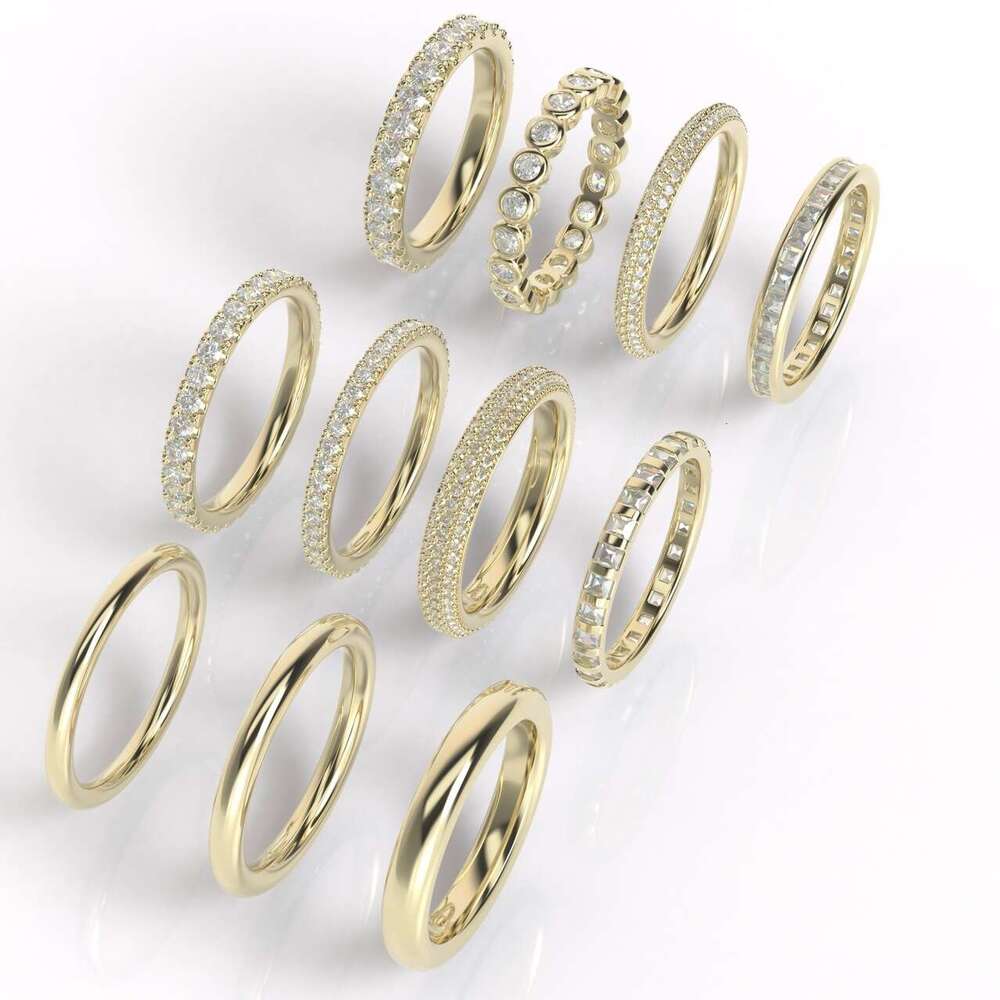 Interlocking Stackable TK Style Colorful Rings