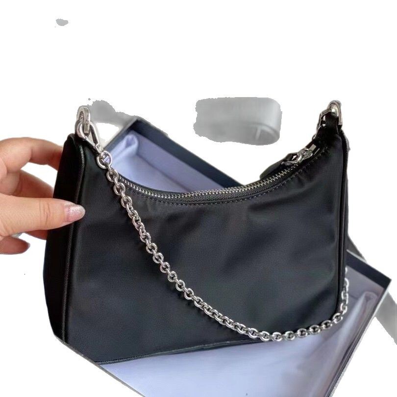 P Home Three-in-one Bag For Women Nylon Underarm Bag Luxury Bag New Hobo Crossbody High-end Niche Waterproof Fabric Designer Pack Chain Bag