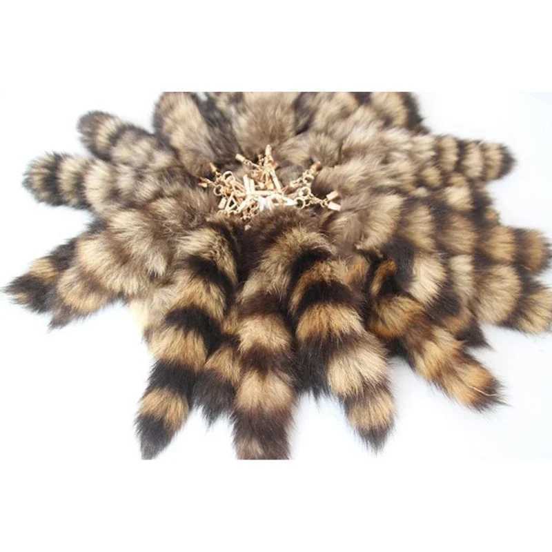 New Fashion Wolf Tail Fur Keychains Unisex Pendant Car Keyring Holder Key Chains Charm Bag Accessories Gifts XJ250602