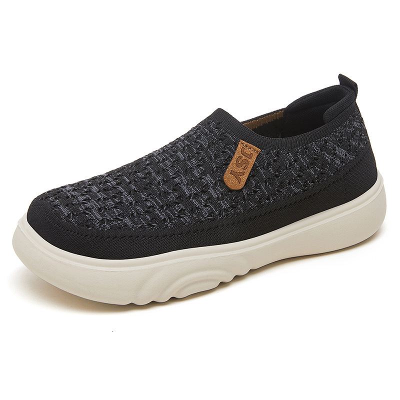 Casual Shoes Versatile Summer New Flyknit Odor Free Casual Soft Sole Sneakers Mesh Breathable Women S Shoes Ddmysaturn