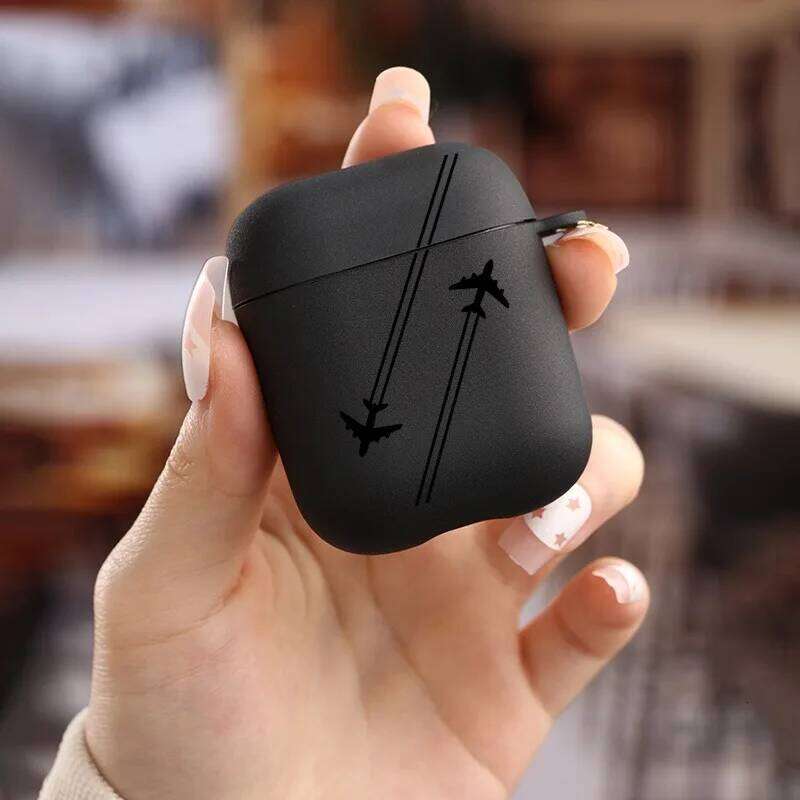 World Travel Soft TPU Case for Pro1 2 3 4 Girl Lover Silicone Wireless Bluetooth Earphone Box Black Cover