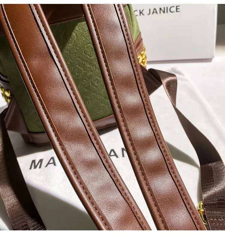 Autumn Floral Cowhide Genuine Leather Fashion Backpack High Quality Women's Handbag Shoulder Lady Purse Female Casual Bag