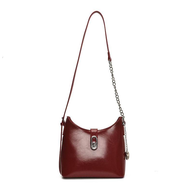 designer Korean Style INS Fashion High-End Bucket Bag 2025 Summer New Niche Design Stylish Commuter Shoulder Crossbody Bag
