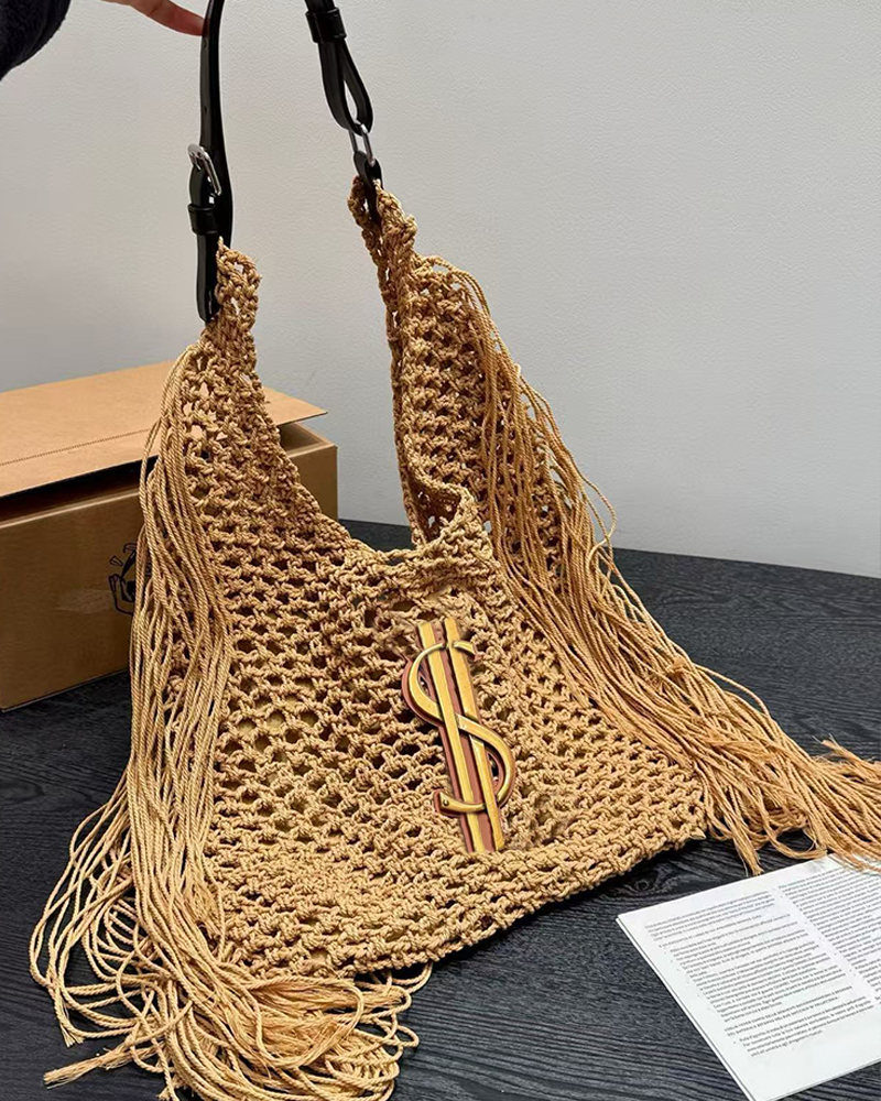 Straw bags beach totes shoulder bags Woven Shopping Designer bag Large Capacity Tote Summer Beach bags Weekend Vacation Travel Bag