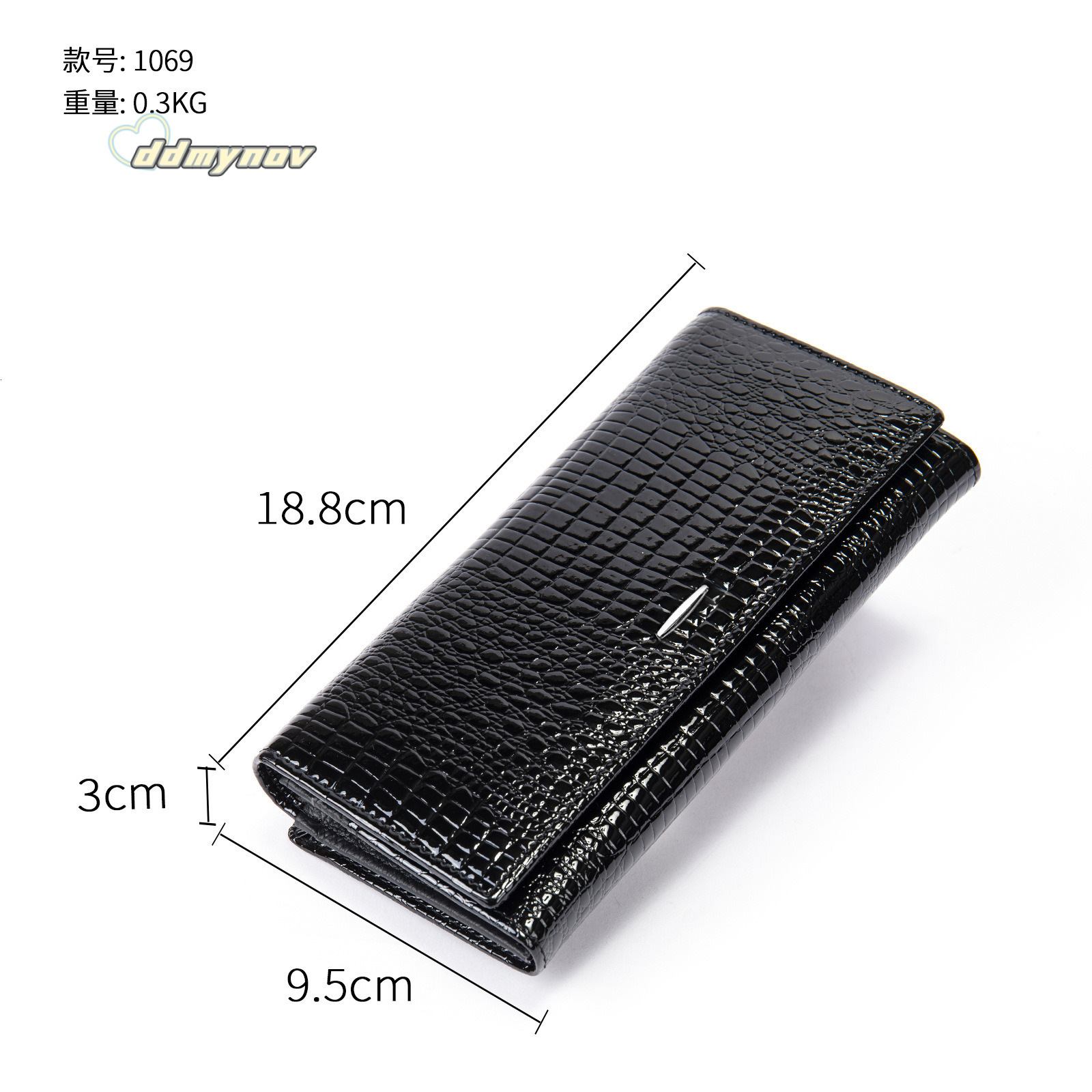 Genuine Leather Small Bag Crocodile Pattern Cowhide Wallet Women's Long Clutch Fashion Handbag ddmynov ddmynov